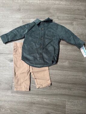 Carters Matching Button Down and Pants